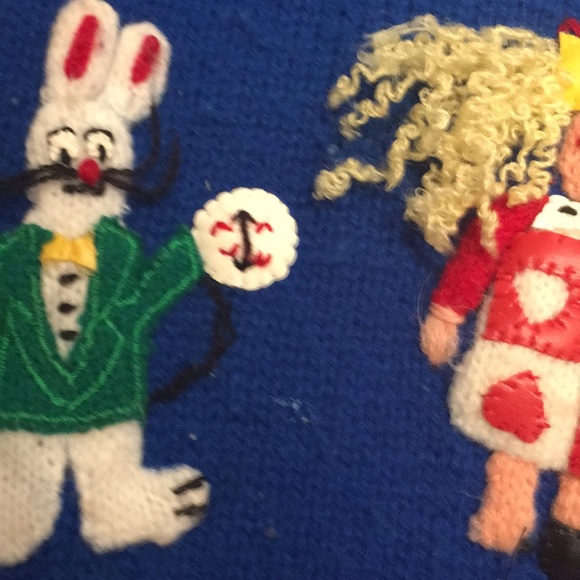 Sweater Alice in wonderland sweater - Picture 4 of 5
